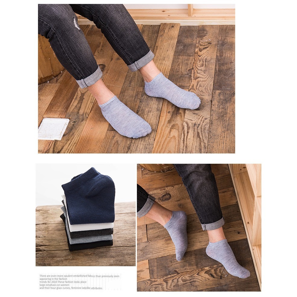 【JDUDS】男士棉質短襪短襪 隱形襪 船型襪 襪子 男女皆可穿 三色可選-細節圖5