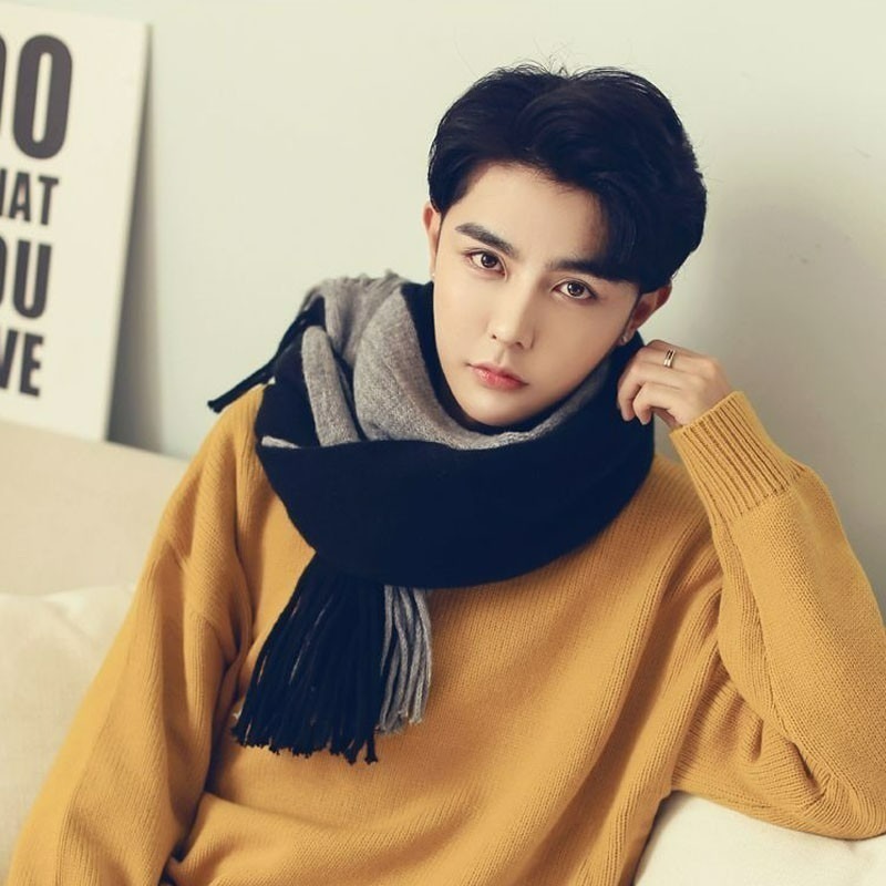 【JDUDS】冬季嚴選 雙色圍巾 時尚亮麗熱銷韓國 五色任選-細節圖9