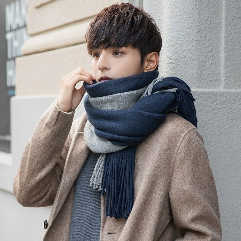 【JDUDS】冬季嚴選 雙色圍巾 時尚亮麗熱銷韓國 五色任選-規格圖10