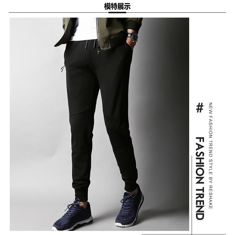 【JDUDS】運動褲 縮口褲 休閒長褲 運動長褲 棉褲縮口褲 百搭 潮流 運動褲-細節圖7