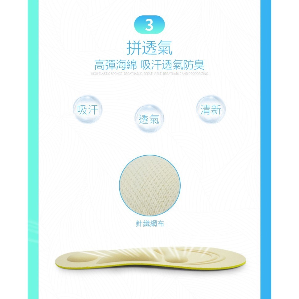 【JDUDS】男女4D足弓紓壓減震舒適鞋墊 舒壓 可裁剪 減震 透氣 男女款 多色可選-細節圖4
