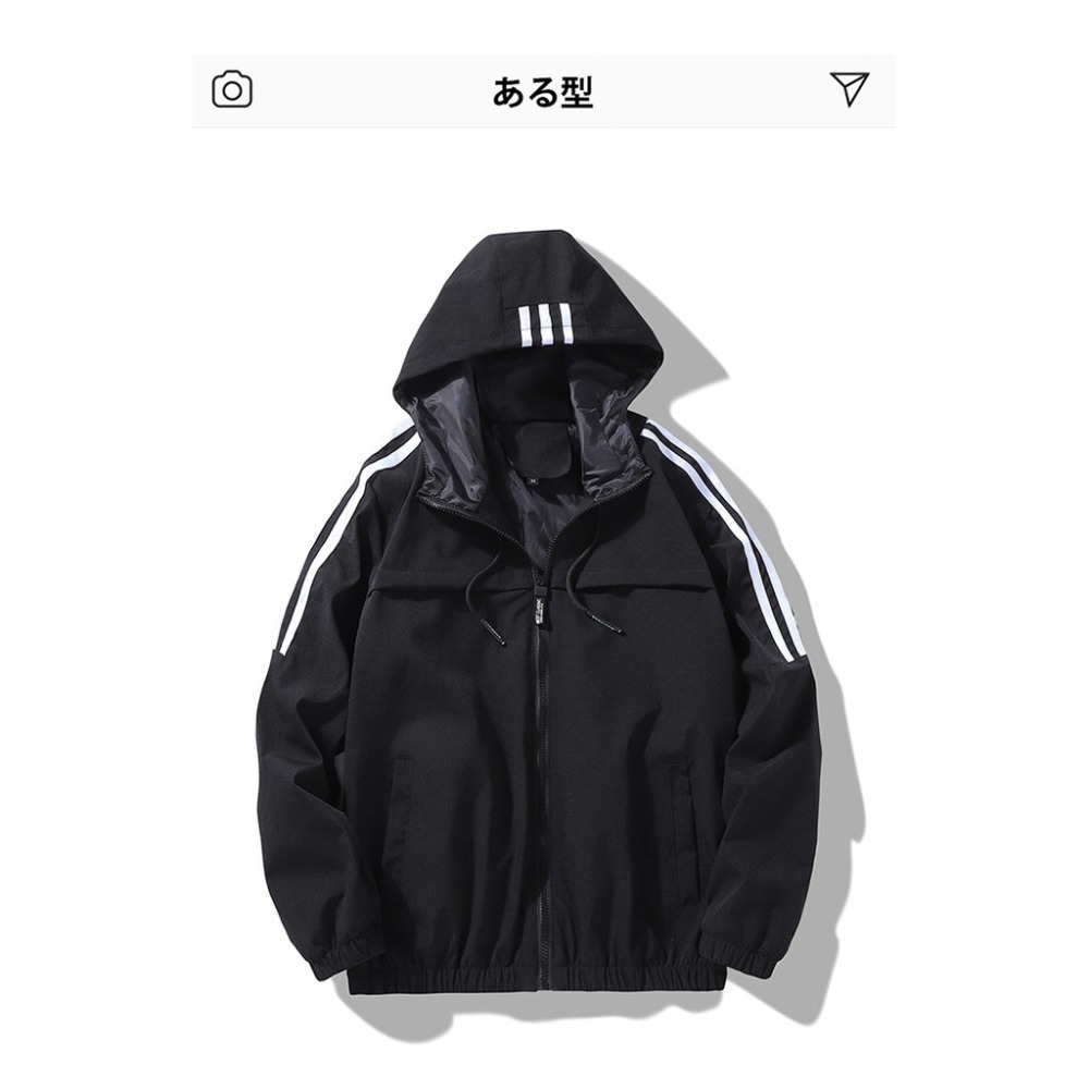 【JDUDS】流行運動外套 外套 運動外套 夾克 連帽外套 舒適透氣 四色可選-細節圖3