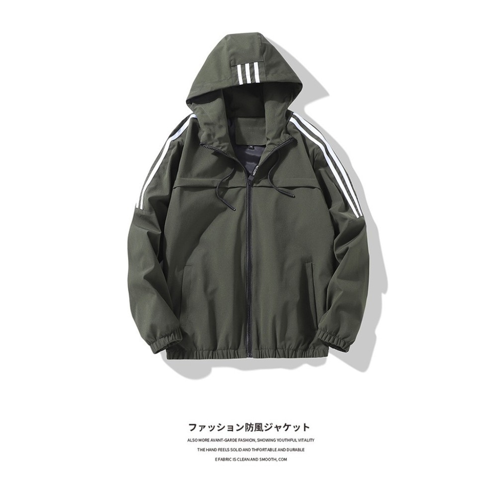 【JDUDS】流行運動外套 外套 運動外套 夾克 連帽外套 舒適透氣 四色可選-細節圖8