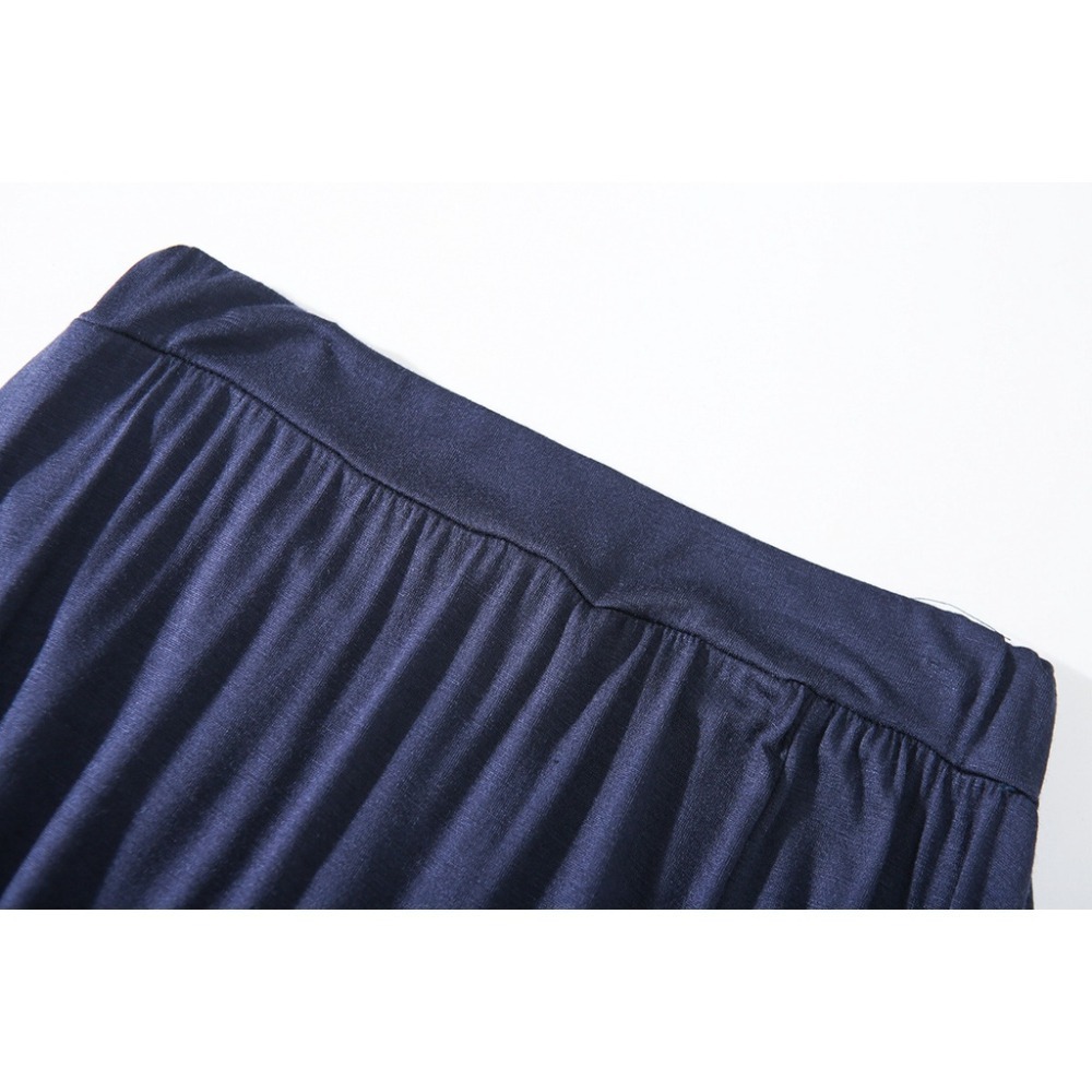 【JDUDS】性感歐美純色開叉高腰長裙 莫代爾長裙 褲裙 傘裙 A字裙-細節圖3