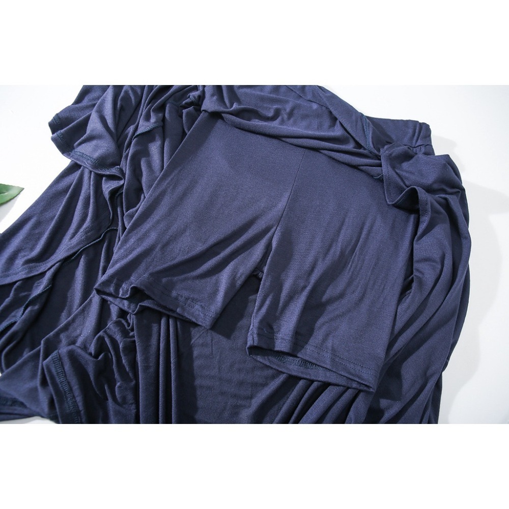 【JDUDS】性感歐美純色開叉高腰長裙 莫代爾長裙 褲裙 傘裙 A字裙-細節圖6