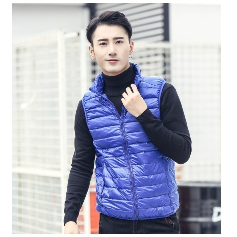 【7-ELEVEN門市團購】JDUDS輕量羽絨背心外套 背心 外套 羽絨 立領 防風外套 背心 馬甲 百搭 素面 大尺碼-細節圖6