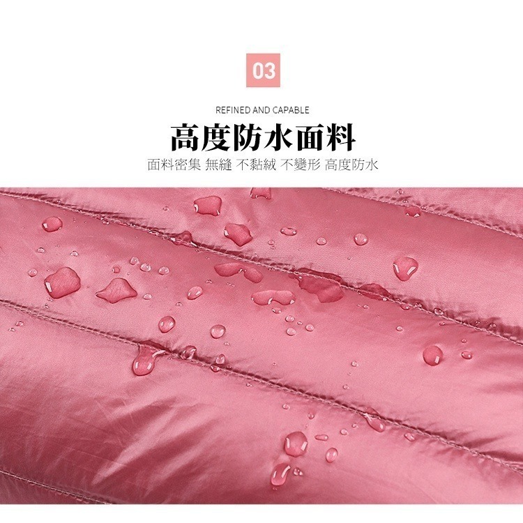 【JDUDS】羽絨背心 輕羽絨外套 外套 背心 冬天外套 立領外套 大碼外套 羽絨 抗寒 寒流-細節圖6