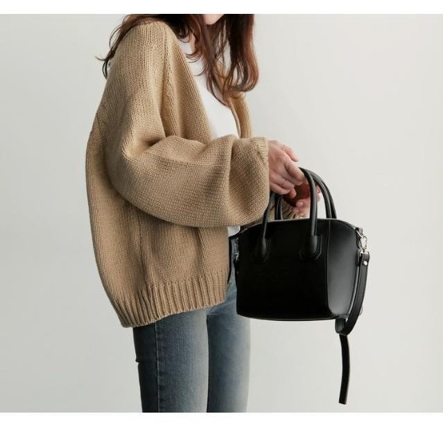 【JDUDS】韓版慵懶寬鬆毛衣針織外套 百搭外套 針織外套-細節圖6