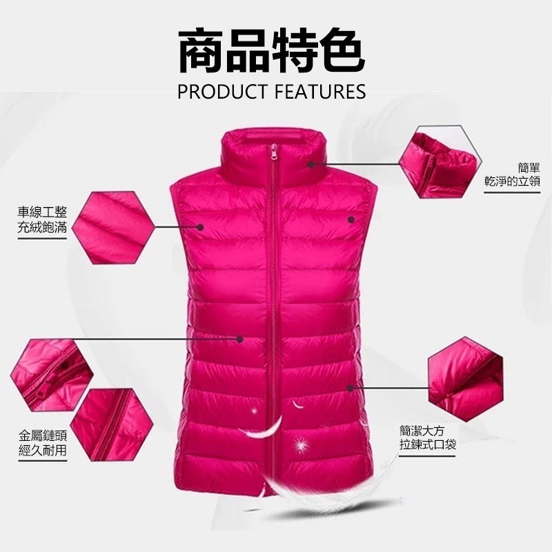 【7-ELEVEN門市團購【JDUDS】羽絨背心 輕羽絨外套 外套 背心 冬天外套 立領外套 大碼外套 羽絨 抗寒-細節圖4