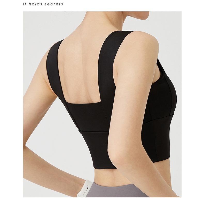 【JDUDS】蜜桃臀系列運動內衣 加寬肩帶穩定包覆集中 BRA 運動上衣 瑜珈 跑步健身 運動背心-細節圖3