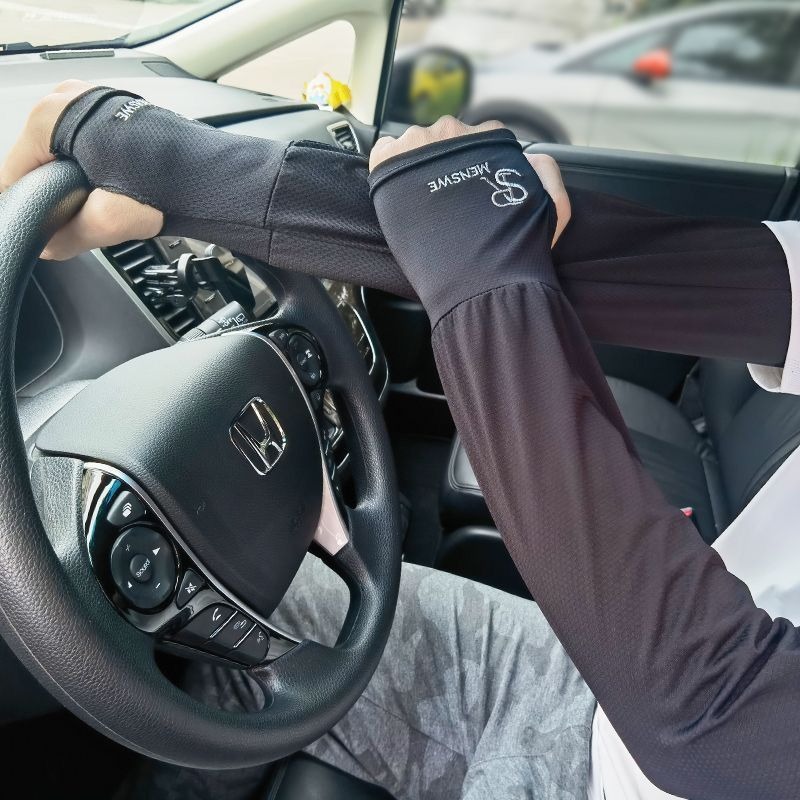 【JDUDS】SR冰絲防曬袖套 涼感防曬 袖套 運動袖套 自行車袖套 抗UV 單車袖套 涼爽 夏天-細節圖4
