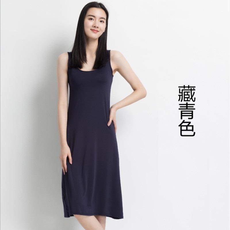 【JDUDS】莫代爾 顯瘦 超彈力  BAR 短袖連身裙-細節圖2