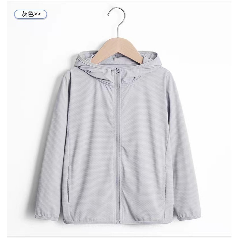 【JDUDS】兒童冰絲涼感防曬外套外套 防曬外套 遮陽 連帽外套 情侶裝 男外套 女外套 運動外套 風衣-規格圖7