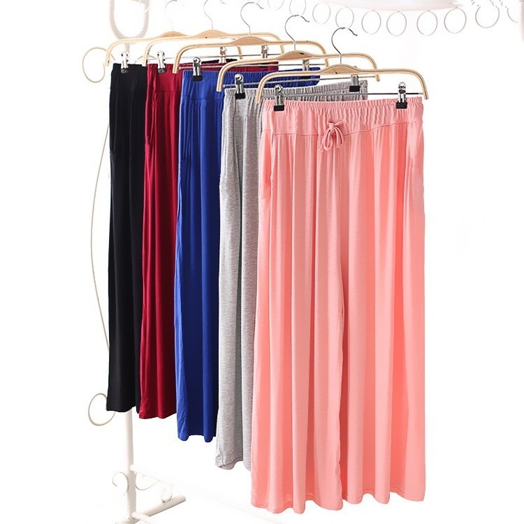 【JDUDS】莫代爾  寬褲  抽繩褲 瑜珈褲 闊腿褲 九分褲  【P0003/P0096】-細節圖4