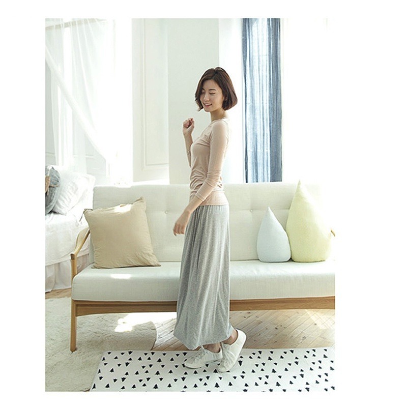 【JDUDS】莫代爾  寬褲  抽繩褲 瑜珈褲 闊腿褲 九分褲  【P0003/P0096】-細節圖5