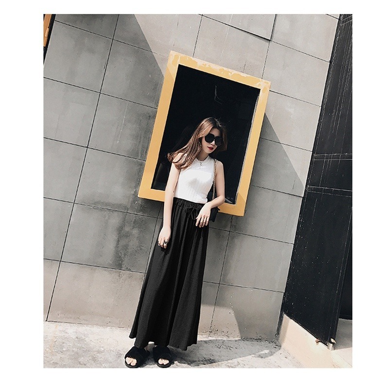 【JDUDS】莫代爾  寬褲  抽繩褲 瑜珈褲 闊腿褲 九分褲  【P0003/P0096】-細節圖8