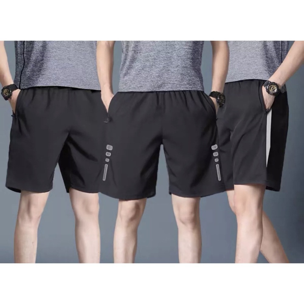 【JDUDS】 男士透氣短褲 運動鬆緊抽繩速乾短褲 五分褲 條紋拼色加大碼工作短褲 休閒褲 夏季薄款運動褲-細節圖5