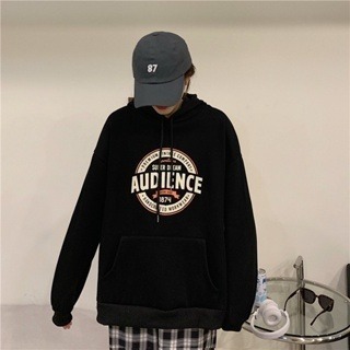 【JDUDS】韓版寬鬆慵懶風內刷毛長袖上衣 連衣裙 大學T 大女裝 衣服 寬鬆上衣 顯瘦上衣 帽T-規格圖9