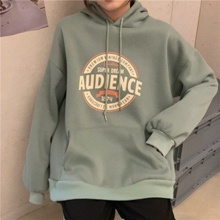 【JDUDS】韓版寬鬆慵懶風內刷毛長袖上衣 連衣裙 大學T 大女裝 衣服 寬鬆上衣 顯瘦上衣 帽T-規格圖9