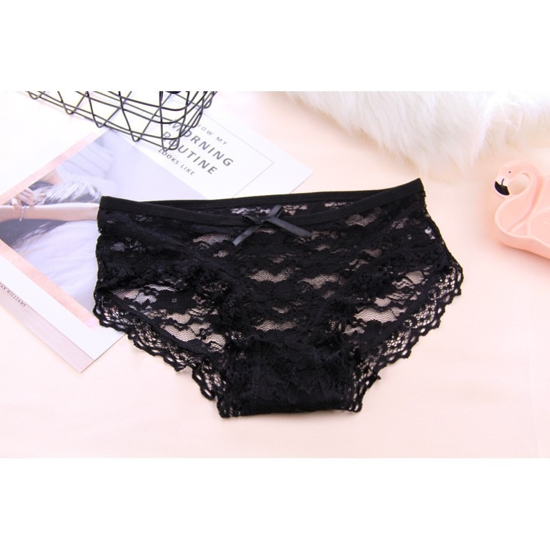 【JDUDS】蕾絲舒適低腰內褲 透明內褲 網紗薄紗內褲 透明內褲 薄紗內褲 性感內褲 涼感內褲-細節圖7
