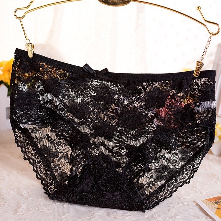 【JDUDS】蕾絲舒適低腰內褲 透明內褲 網紗薄紗內褲 透明內褲 薄紗內褲 性感內褲 涼感內褲-規格圖8