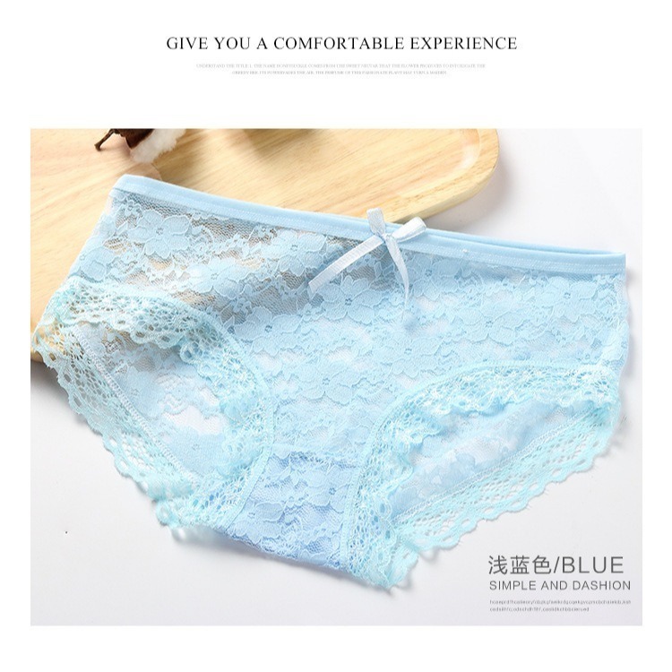 【JDUDS】蕾絲舒適低腰內褲 透明內褲 網紗薄紗內褲 透明內褲 薄紗內褲 性感內褲 涼感內褲-規格圖8