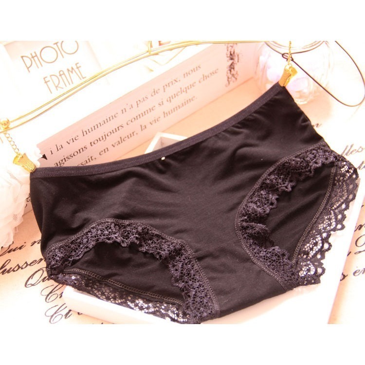 【JDUDS】蕾絲花邊褲 糖果色竹炭舒適 可愛內褲 莫代爾內褲 低腰內褲 糖果色內褲 女生內褲-細節圖3