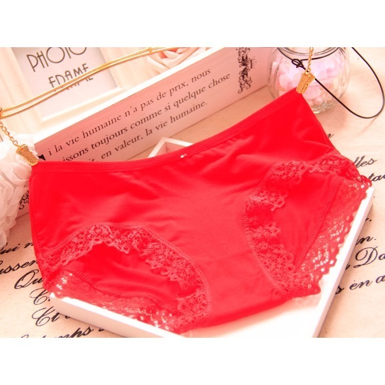 【JDUDS】蕾絲花邊褲 糖果色竹炭舒適 可愛內褲 莫代爾內褲 低腰內褲 糖果色內褲 女生內褲-細節圖4