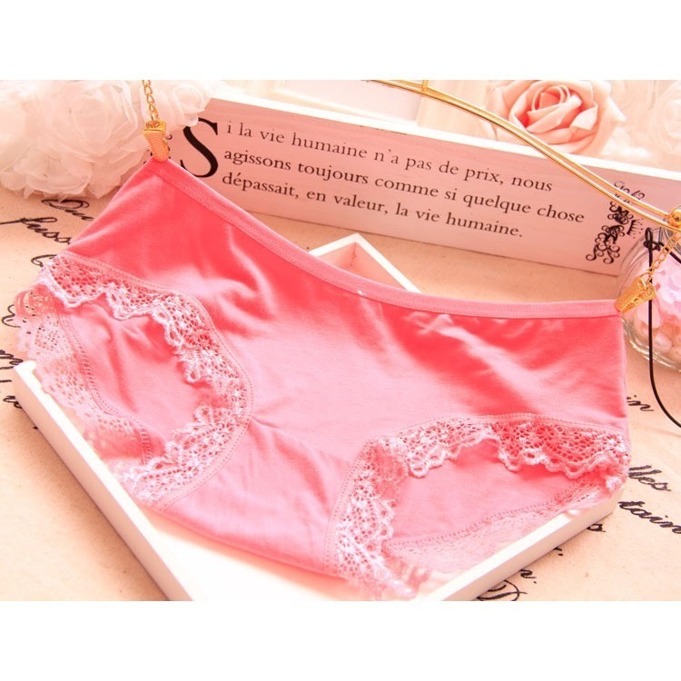【JDUDS】蕾絲花邊褲 糖果色竹炭舒適 可愛內褲 莫代爾內褲 低腰內褲 糖果色內褲 女生內褲-細節圖6