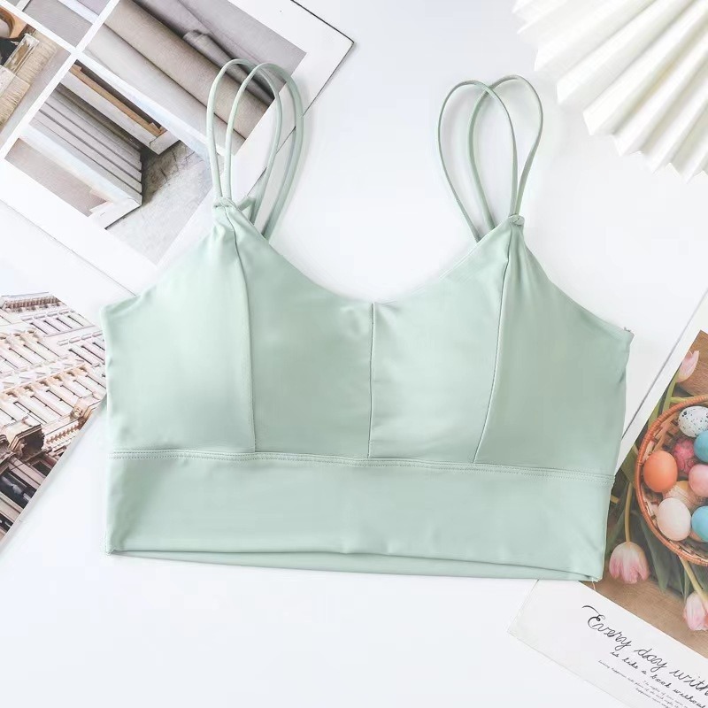 【JDUDS】性感細肩冰絲美背背心 無痕無鋼圈背心  短版露肚臍小可愛 美背吊帶背心 免穿內衣 女上衣 女裝-細節圖7