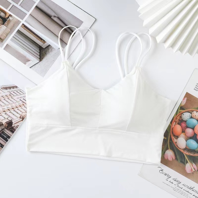 【JDUDS】性感細肩冰絲美背背心 無痕無鋼圈背心  短版露肚臍小可愛 美背吊帶背心 免穿內衣 女上衣 女裝-規格圖10