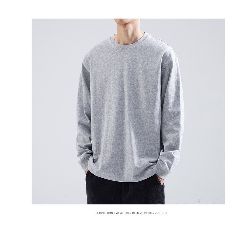 【JDUDS】薄長袖 大學T恤大學T 保暖 長T 素T 8色可選-細節圖2