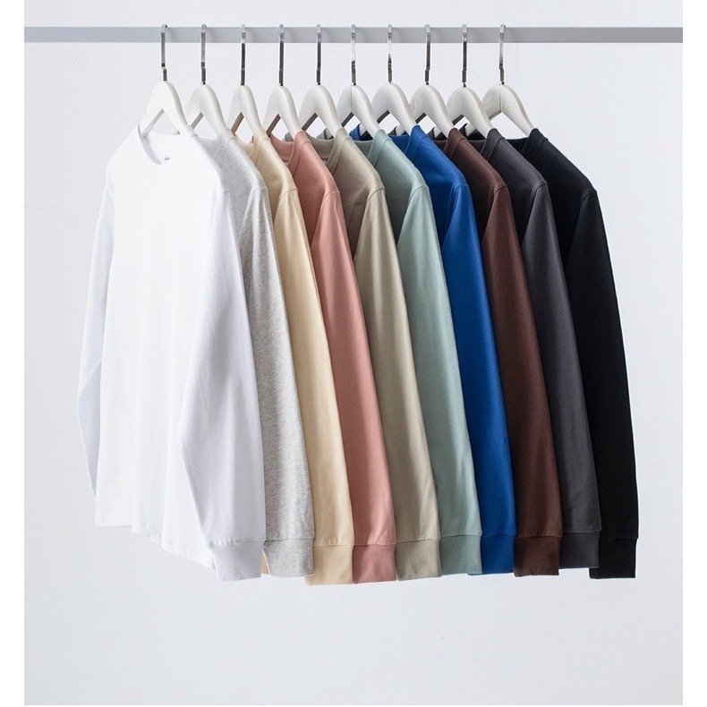 【JDUDS】薄長袖 大學T恤大學T 保暖 長T 素T 8色可選-細節圖7