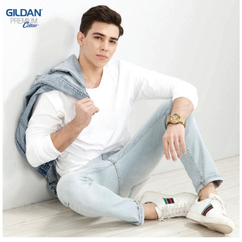 【JDUDS】正版授權)GILDAN 76400 素面長T吉爾丹百搭素面長T 四色任選-細節圖2