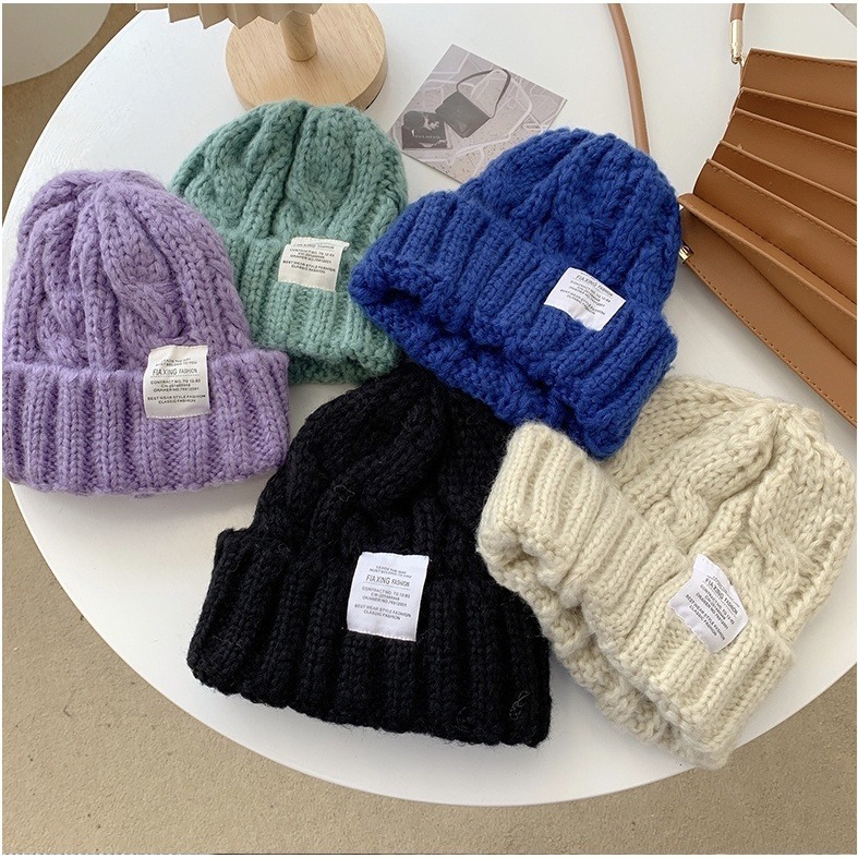 【JDUDS】秋冬韓版字母針織毛帽 帽子 情侶毛帽  冷帽 男女毛帽-細節圖8