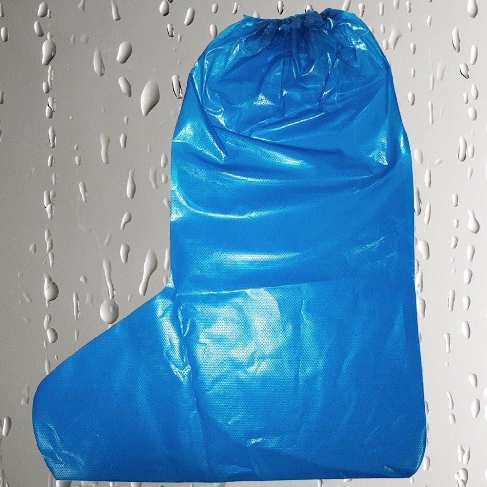 【JDUDS】一次性過膝防雨鞋套 拋棄式雨鞋套 防水防塵雨衣 鞋套 雨鞋 塑膠鞋套 防水鞋套-細節圖6