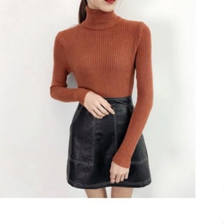 【JDUDS】冬天新款韓版保暖修身素色高領長袖針織衫 高領針織衫-規格圖9