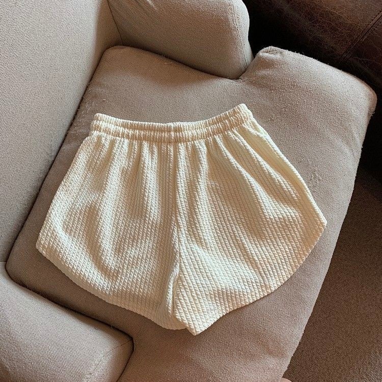 【JDUDS】日式 夏季休閒短褲 蛇骨紋  素色闊腿短褲 沙灘褲 短褲 棉褲 休閒棉褲 氣質顯瘦簡約-細節圖6