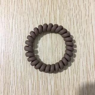 【JDUDS】韓版奶茶色系磨砂手感電話線髮圈 綁頭 髮圈 電話線髮圈 髮飾 頭飾-規格圖6