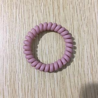 【JDUDS】韓版奶茶色系磨砂手感電話線髮圈 綁頭 髮圈 電話線髮圈 髮飾 頭飾-規格圖6