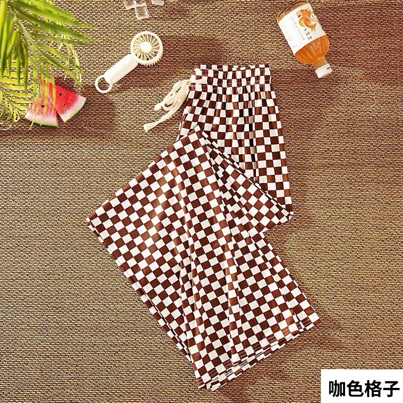 【限時購】【JDUDS】新款冰絲闊腿褲女春夏高腰垂感寬鬆直筒休閒褲 P0010/P0050-規格圖9