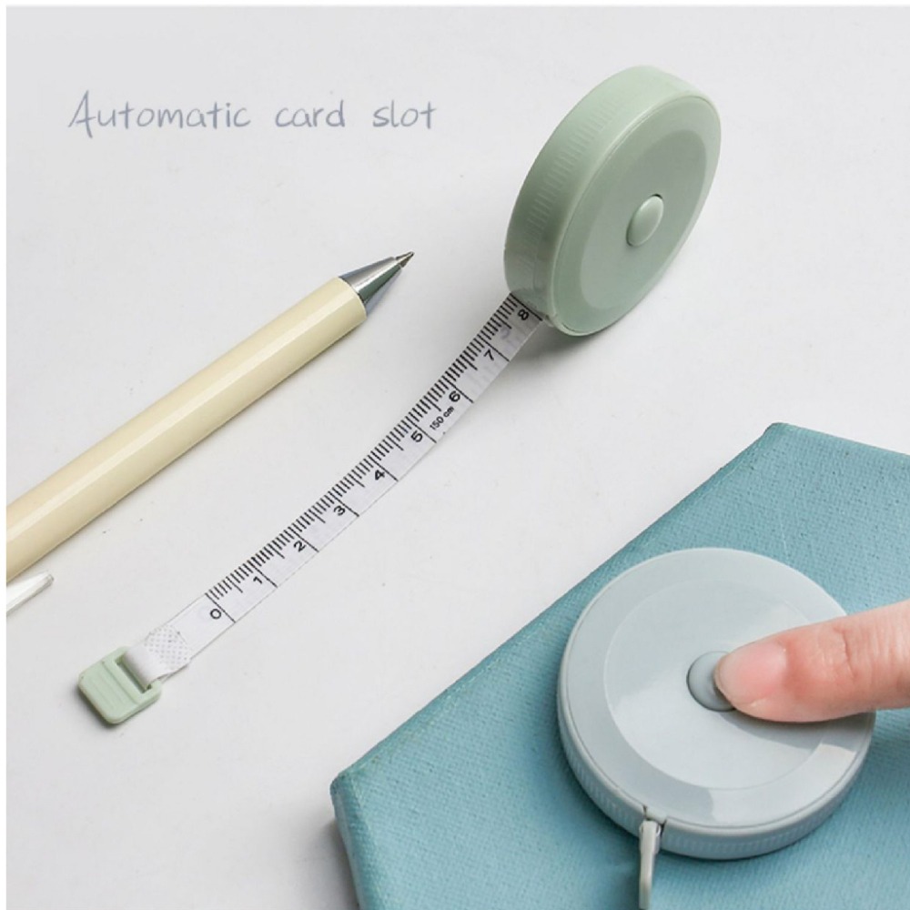 【JDUDS】捲尺 量尺 迷你捲尺 尺 皮尺 軟尺 伸縮尺 量衣尺 隨身尺 長尺 測量尺 馬卡龍-細節圖4