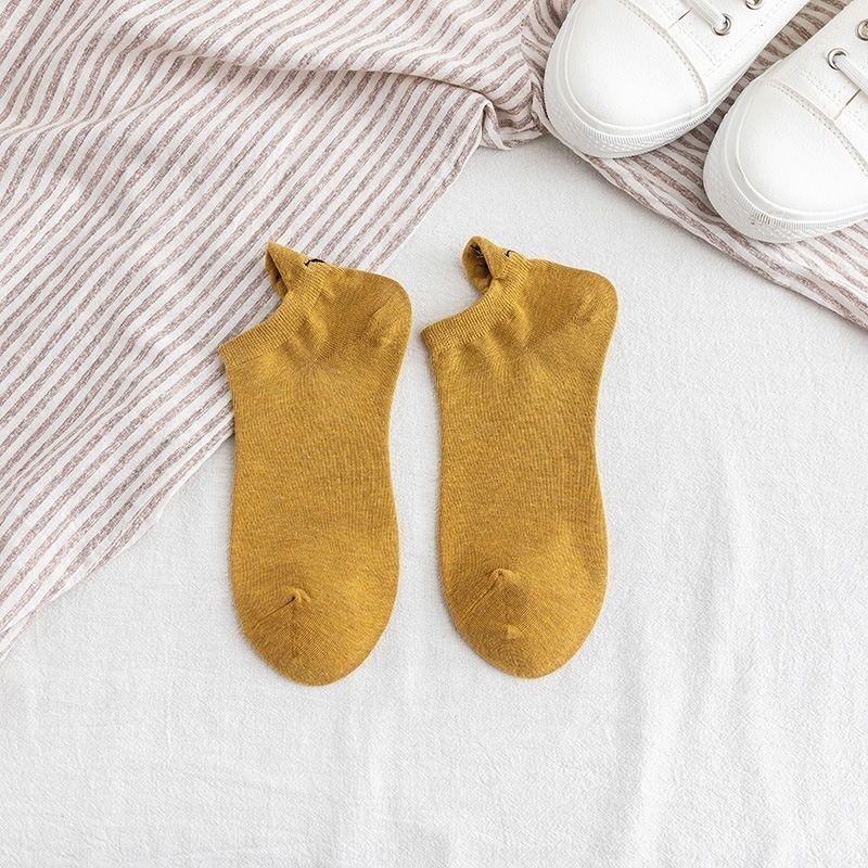 【JDUDS】韓國 ins短襪 後跟表情圖案 情侶襪 男女同款 襪子 韓版 可愛襪 男襪 女襪-規格圖10