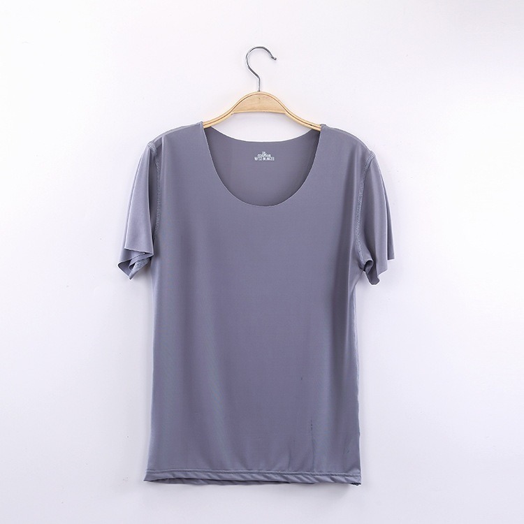 【JDUDS】女款圓領無痕冰絲短袖上衣 透氣舒適透心涼 涼感無痕上衣 夏天必備 修身 輕膚 性感-規格圖8