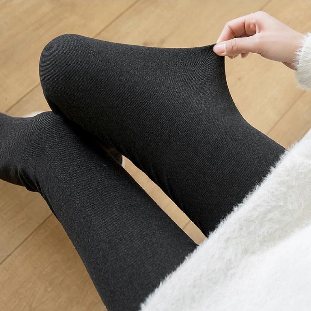 【JDUDS】陽離子九分內搭褲 打底褲 高腰休閒保暖內搭九分褲 修身顯瘦緊身-細節圖4