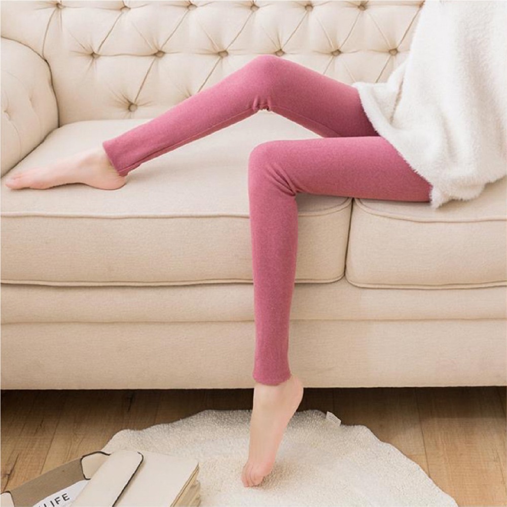 【JDUDS】陽離子九分內搭褲 打底褲 高腰休閒保暖內搭九分褲 修身顯瘦緊身-細節圖7