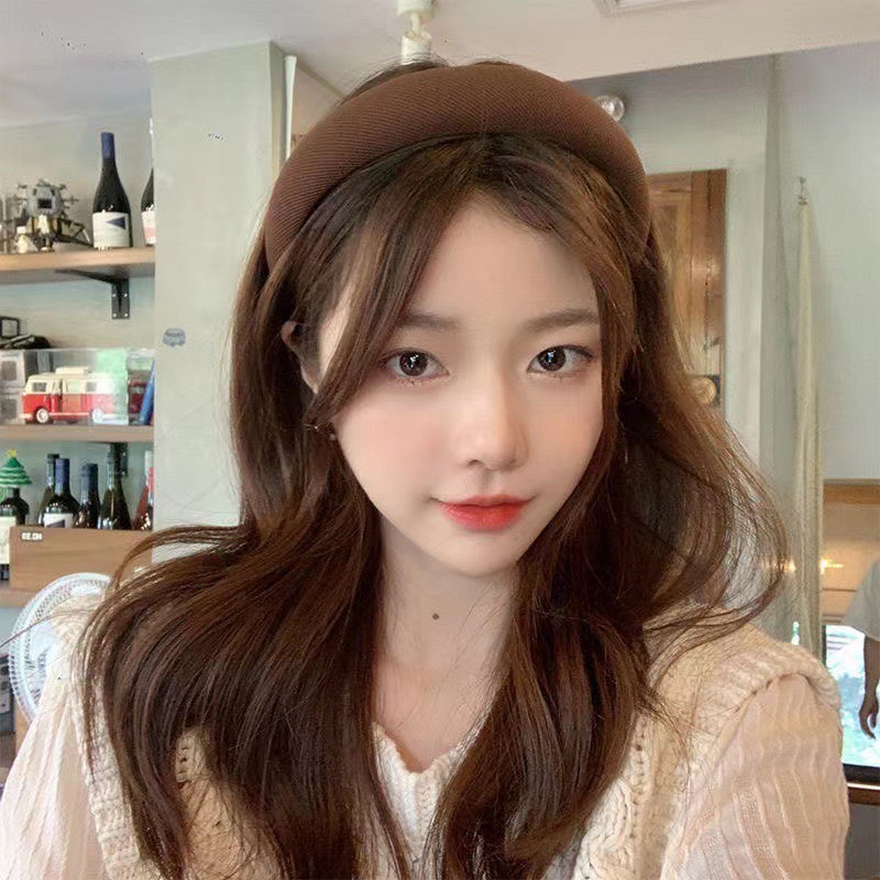 【JDUDS】法式時尚復古 寬邊海綿髮箍 寬邊頭箍 突顯氣質 頭飾-細節圖2