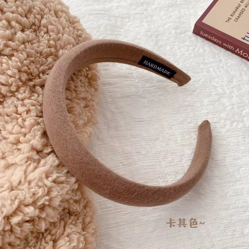 【JDUDS】法式時尚復古 寬邊海綿髮箍 寬邊頭箍 突顯氣質 頭飾-規格圖7