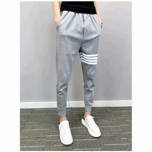 【JDUDS】男女潮流休閒長褲 個性四槓輕薄款九分褲 縮口褲 休閒長褲 輕薄不悶熱-細節圖2