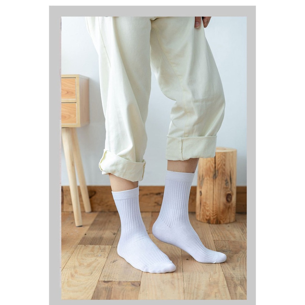 【JDUDS】男款素色中筒襪 中筒襪 長襪 襪子 素色襪 毛巾襪 多色 百搭 穿搭必備 文青風 韓系-細節圖7